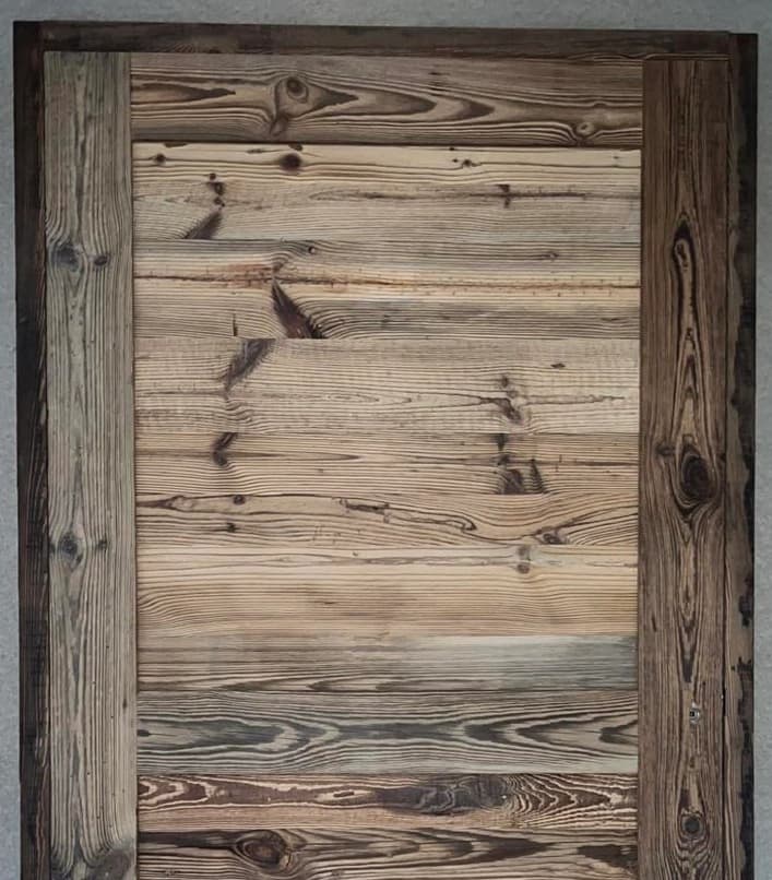 Porte intérieure vieux bois — photo 3